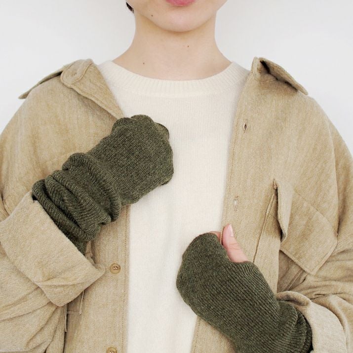 カシミヤ100％アームウォーマー | Milestone公式オンラインストア