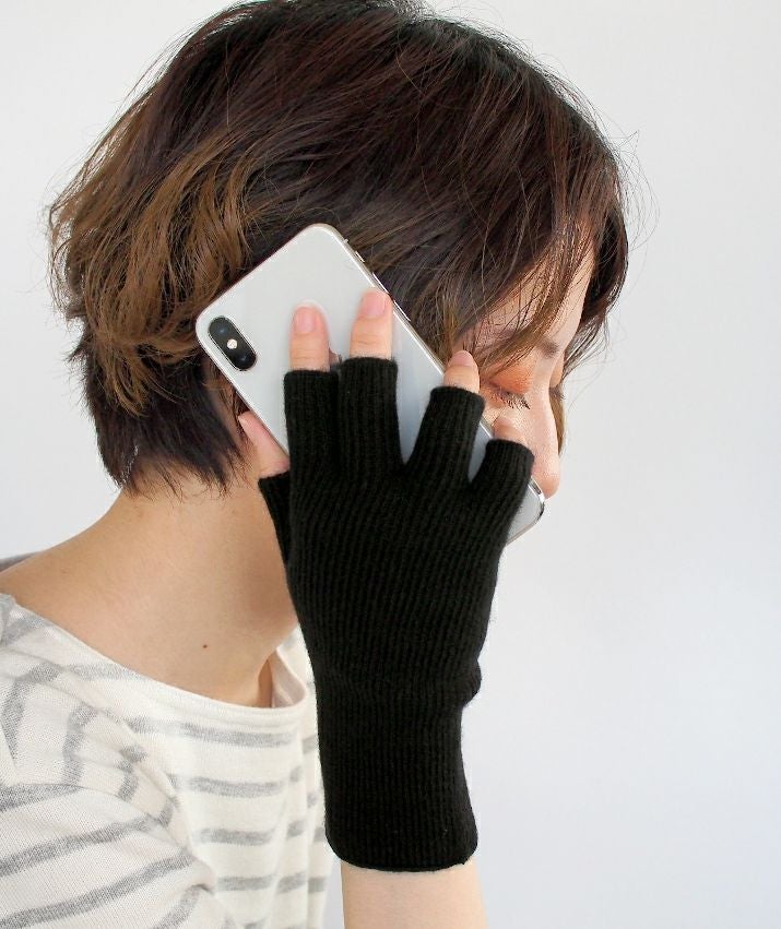 カシミヤ100％フィンガーレスグローブ | Milestone公式オンラインストア