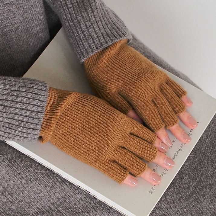 カシミヤ100％フィンガーレスグローブ | Milestone公式オンラインストア