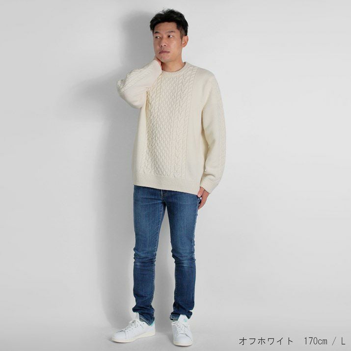 【完売品】ムータマリン　アクセントボーダー　クルーネックセーター　カシミヤ混 中古・古着通販】muta MARINE (ムータマリン) アクセントボーダー