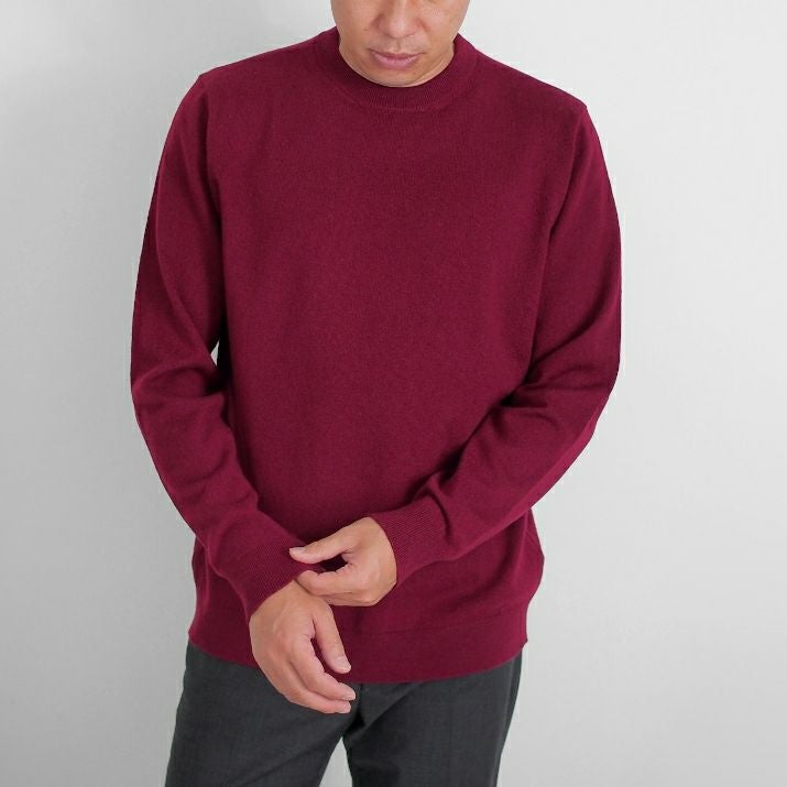 カシミヤ100％メンズクルーネックセーター | Milestone公式オンライン