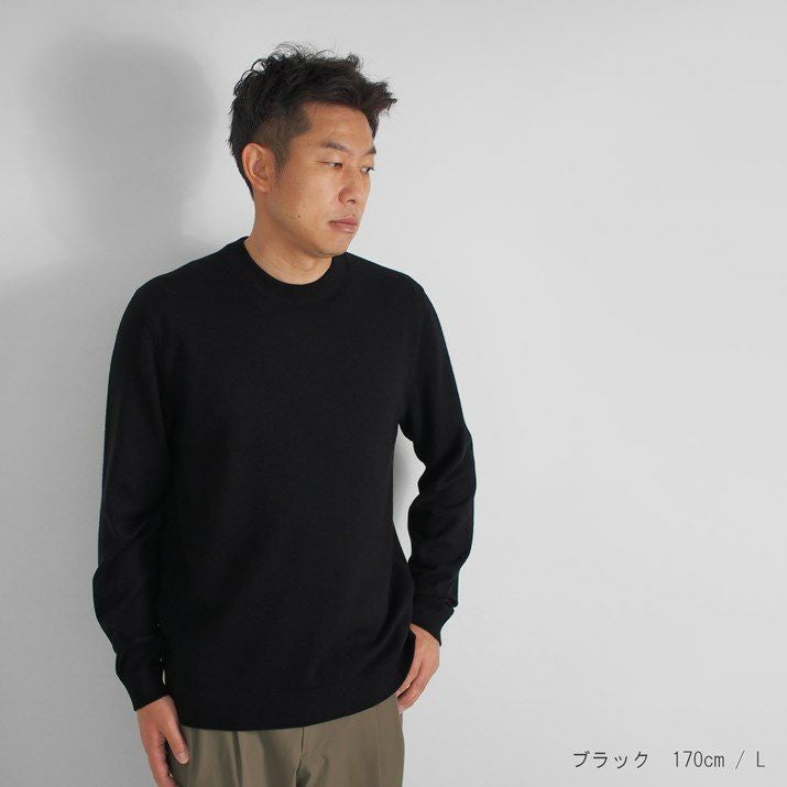 カシミヤ100％メンズクルーネックセーター | Milestone公式オンライン
