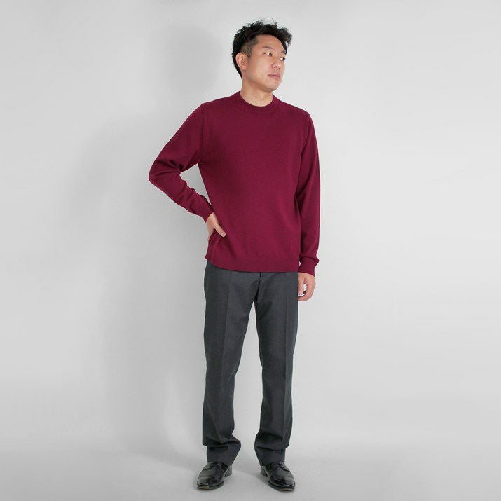 カシミヤ100％メンズクルーネックセーター | Milestone公式オンライン