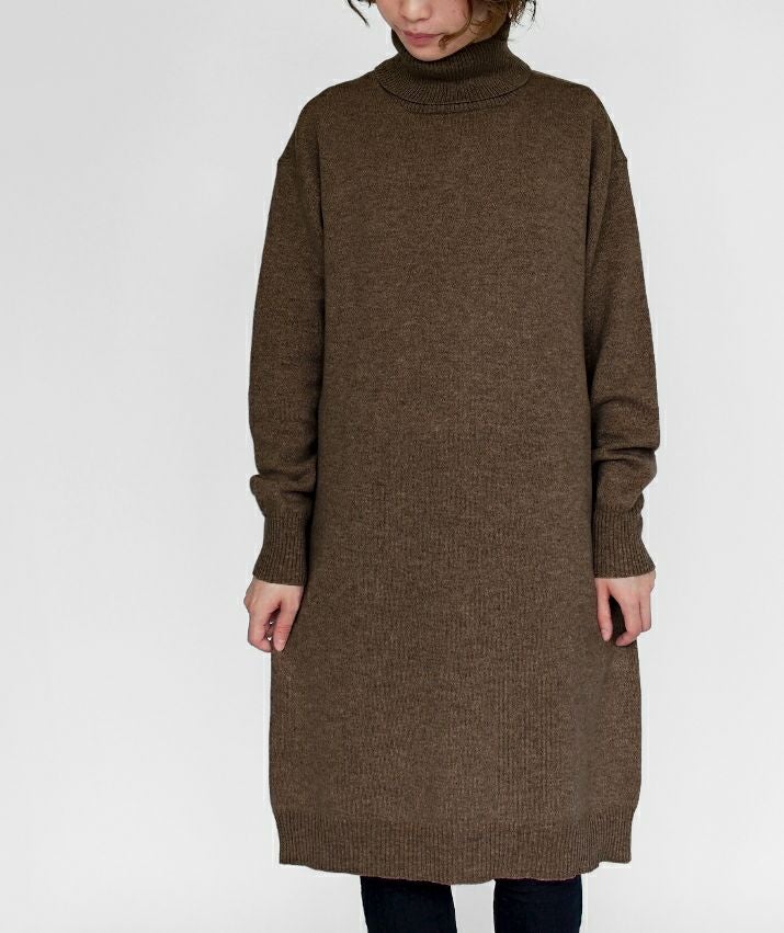 カシミヤ100%タートルネックワンピース | Milestone公式オンラインストア カシミヤ100%タートルネックワンピース | Milestone公式オンラインストア
