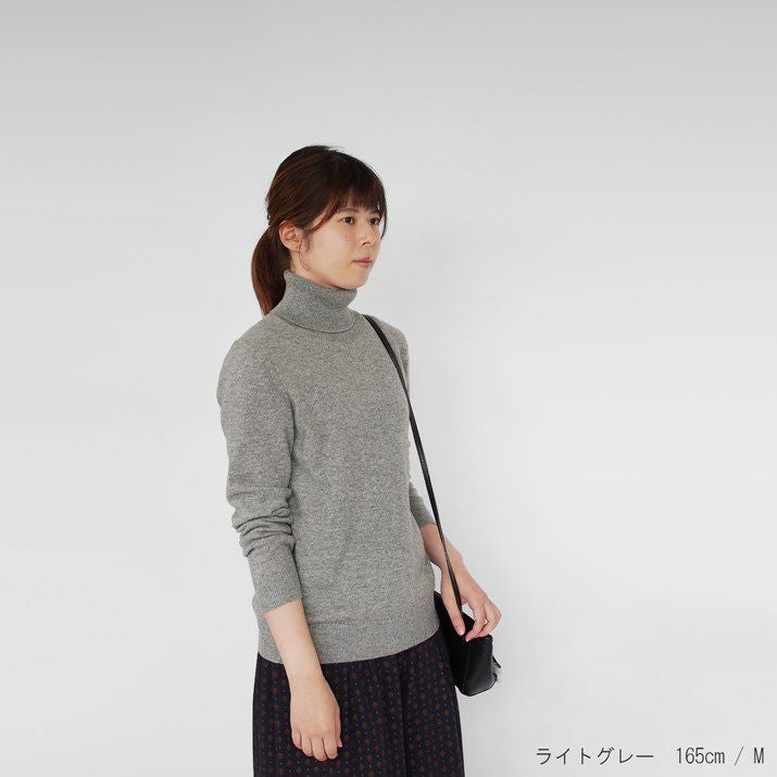 カシミヤ100%タートルネックセーター | Milestone公式オンラインストア