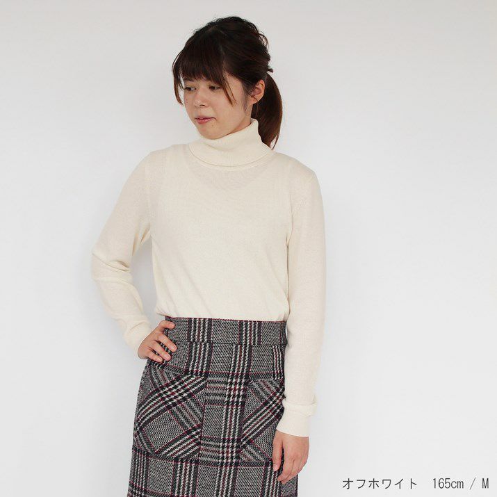 カシミヤ100%タートルネックセーター | Milestone公式オンラインストア