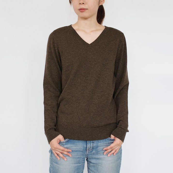 カシミヤ100％Vネックセーター | Milestone公式オンラインストア