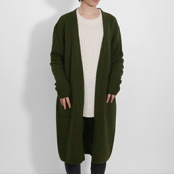 ウール　ロングカーディガン ウールカシミヤロングカーディガン | Milestone公式オンラインストア