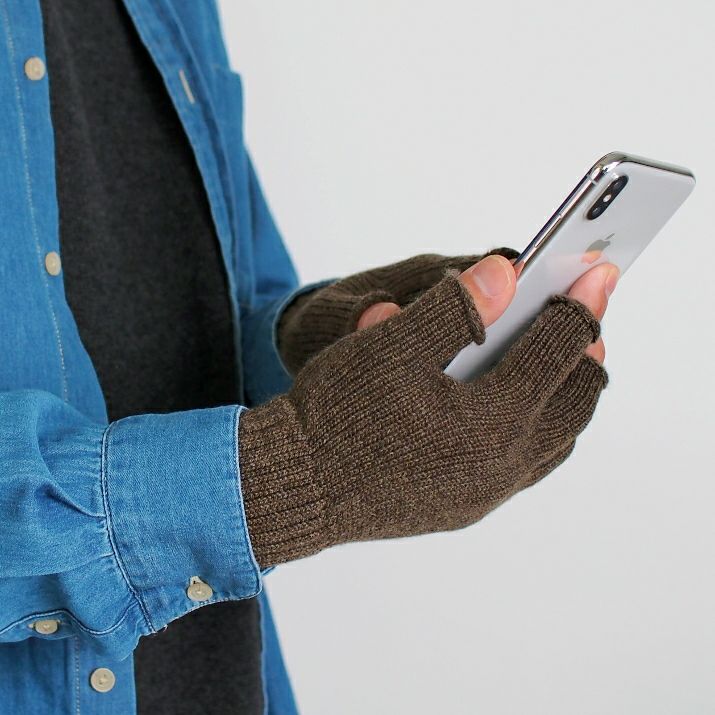 カシミヤ100％指なし手袋 | Milestone公式オンラインストア