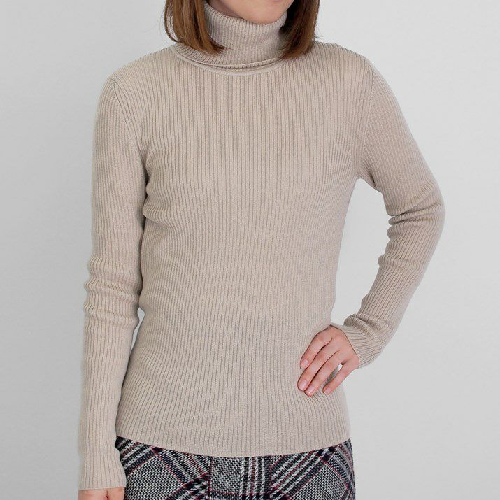 ウール100％リブタートル | Milestone公式オンラインストア