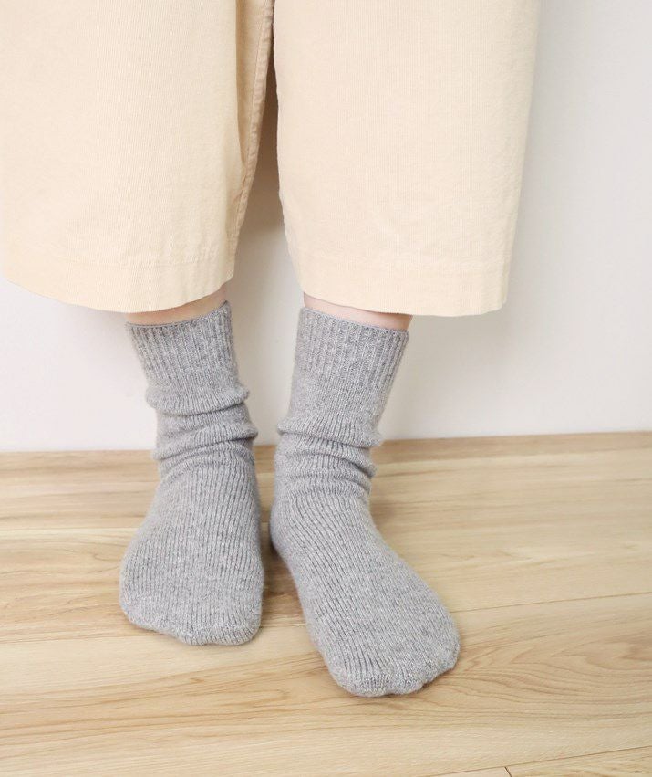 カシミヤ100％ルームソックス | Milestone公式オンラインストア